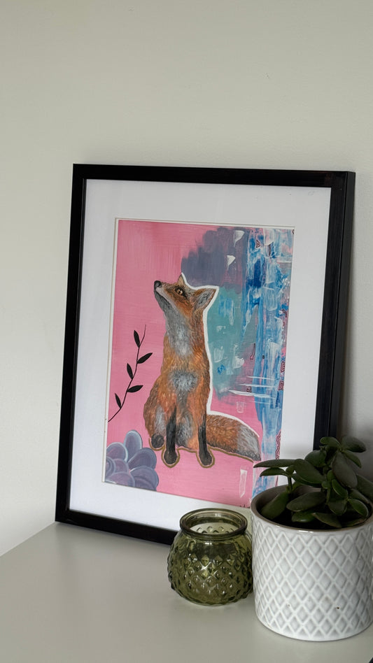 Rust And Rose - A4 Original