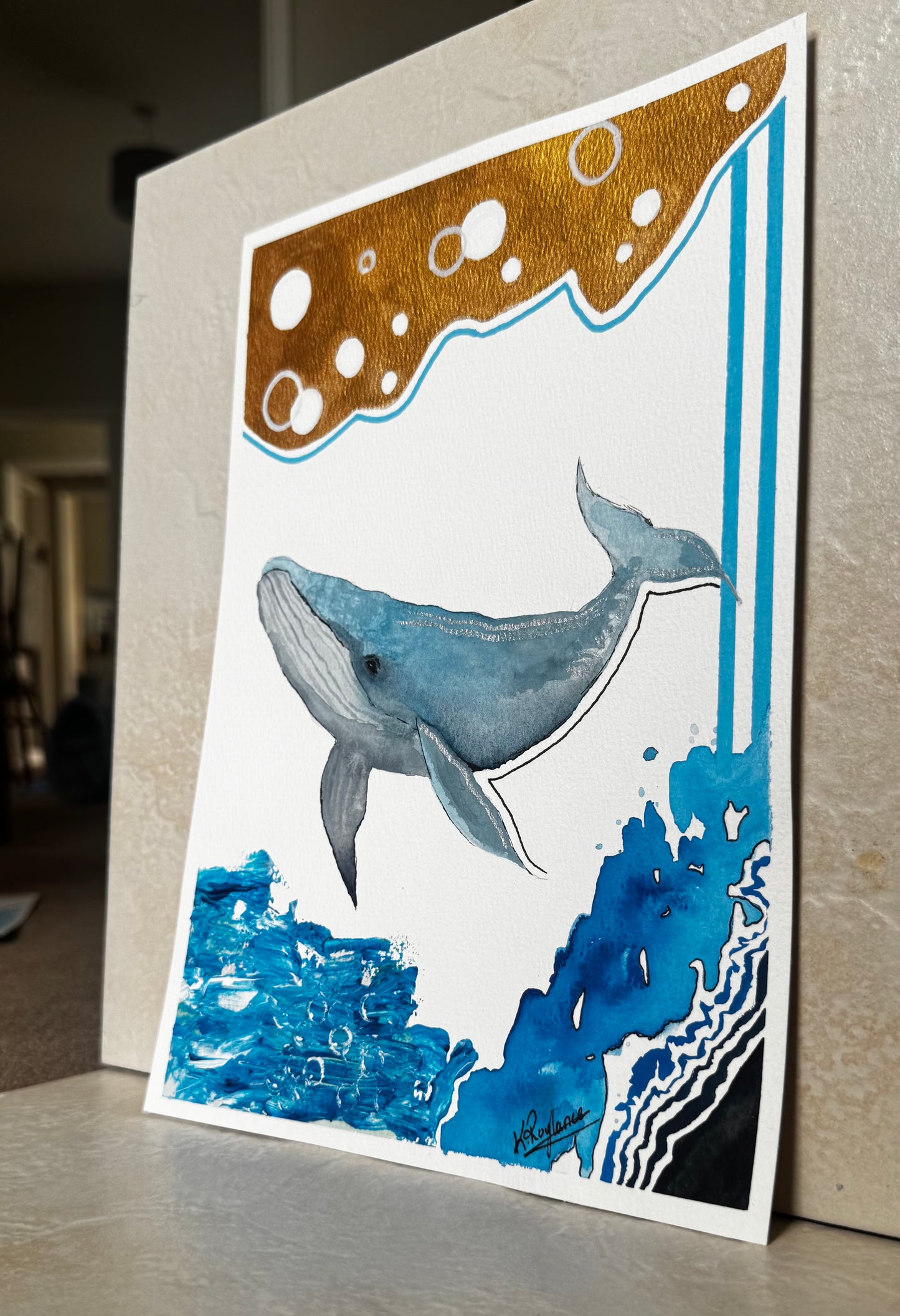 Into The Deep - A4 Original