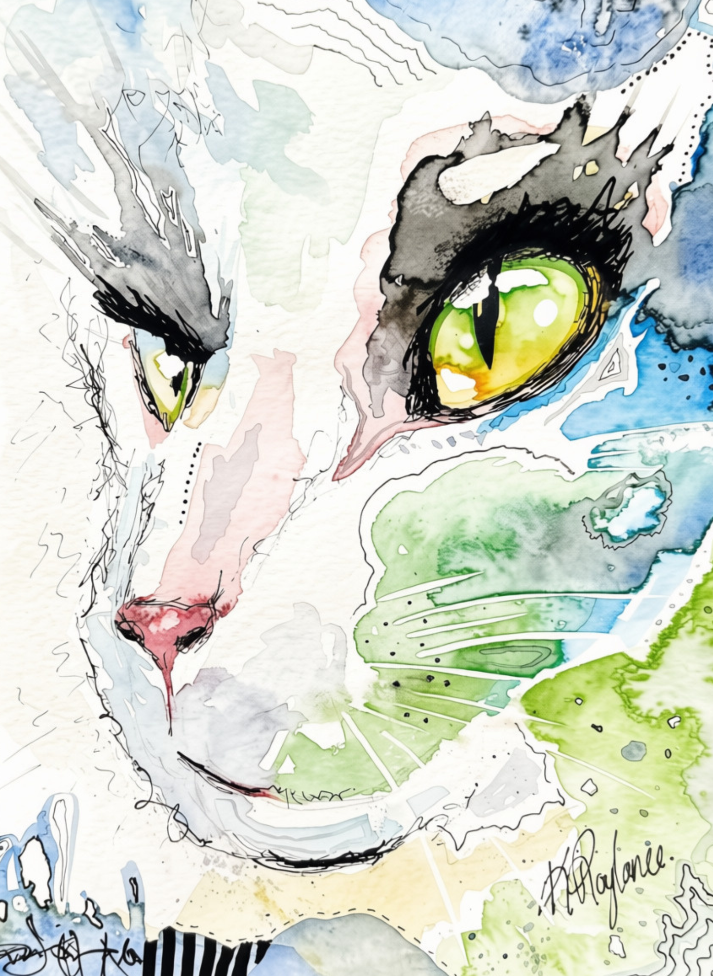 Wild At Heart - A5 Original