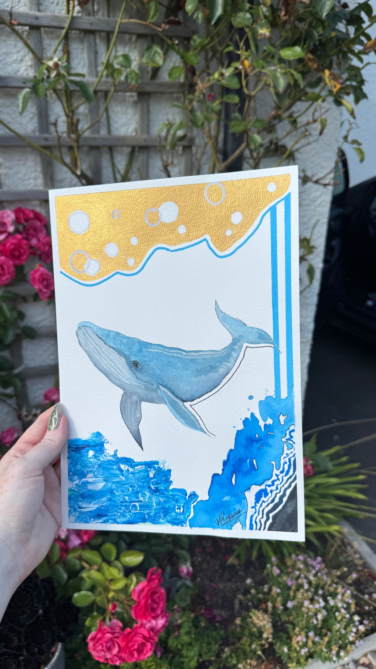 Into The Deep - A4 Original
