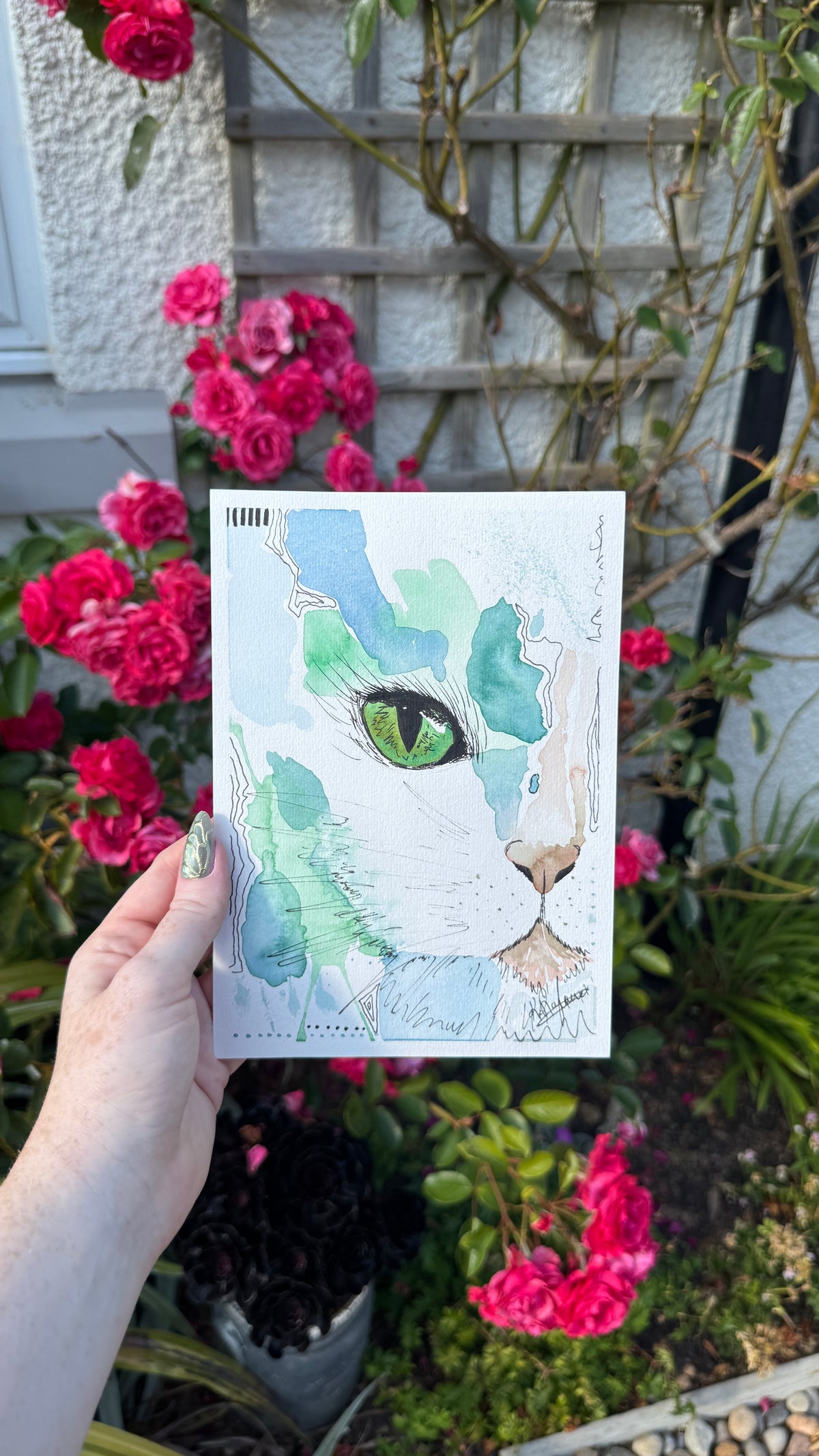 Nala's Gaze - A5 Original