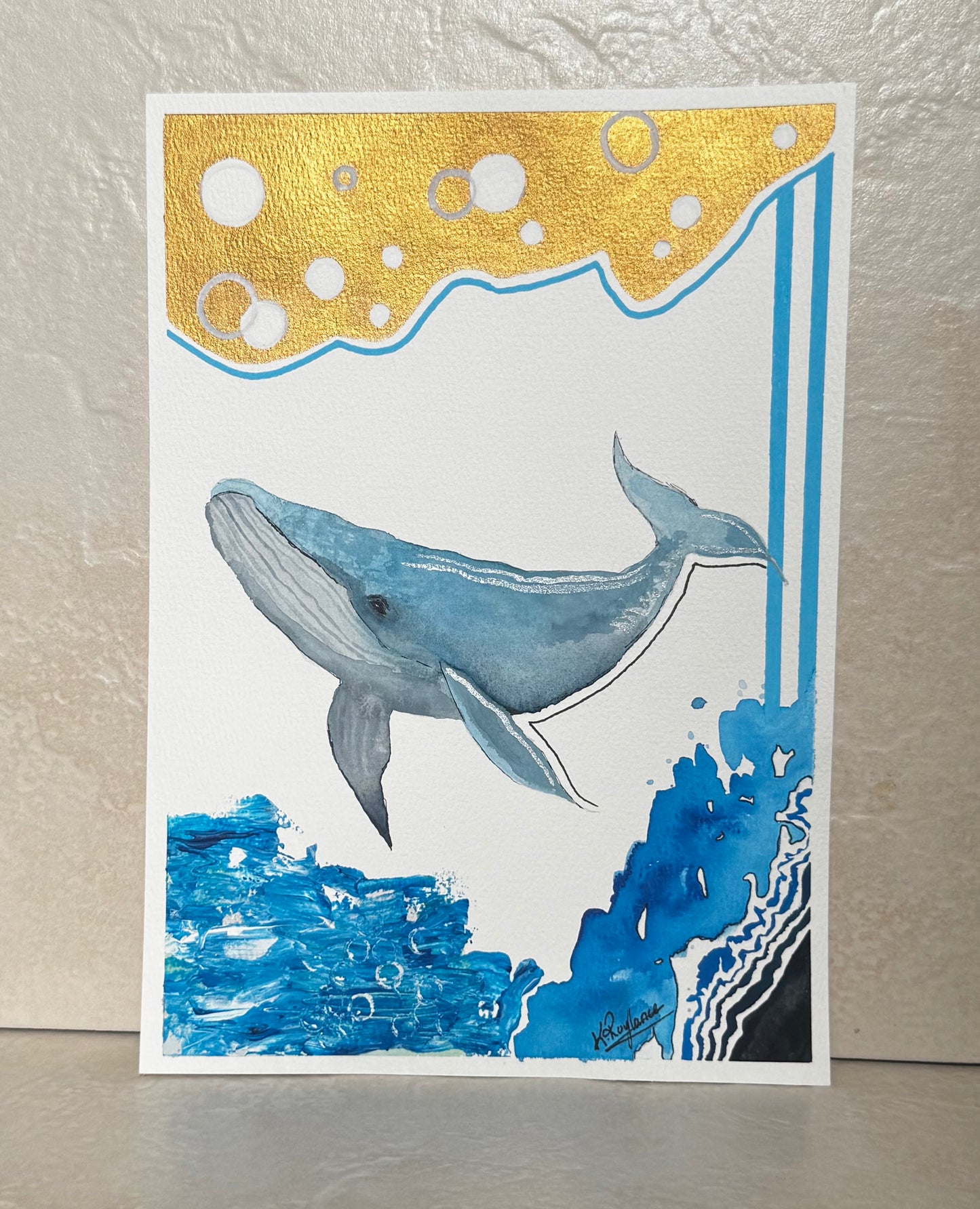 Into The Deep - A4 Original