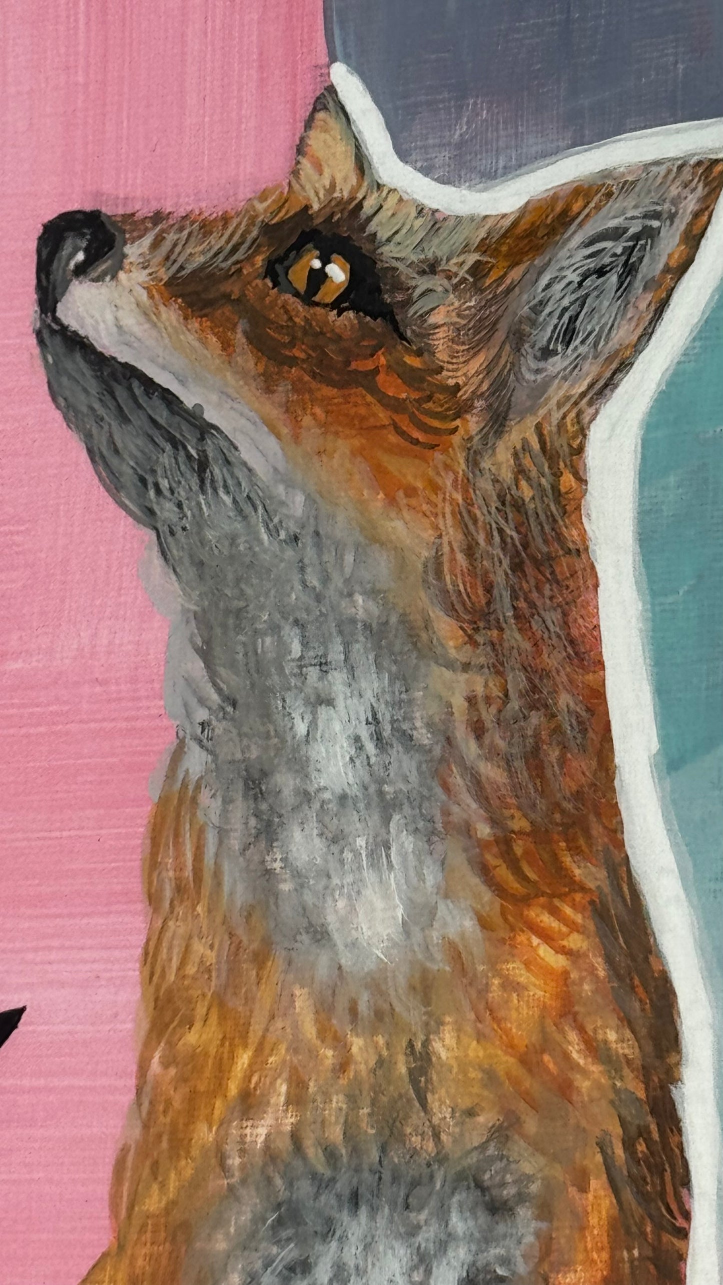 Rust And Rose - A4 Original