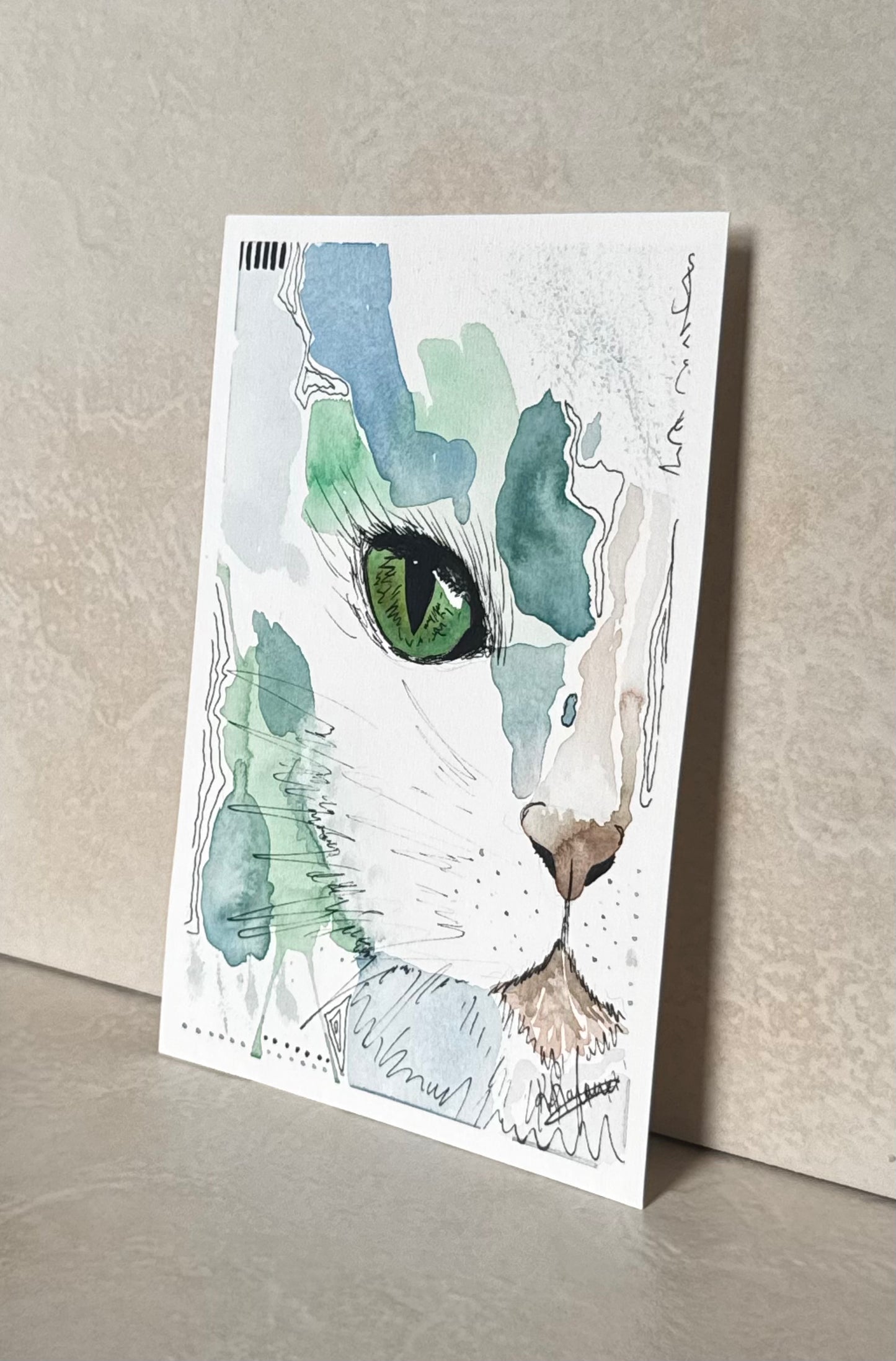 Nala's Gaze - A5 Original